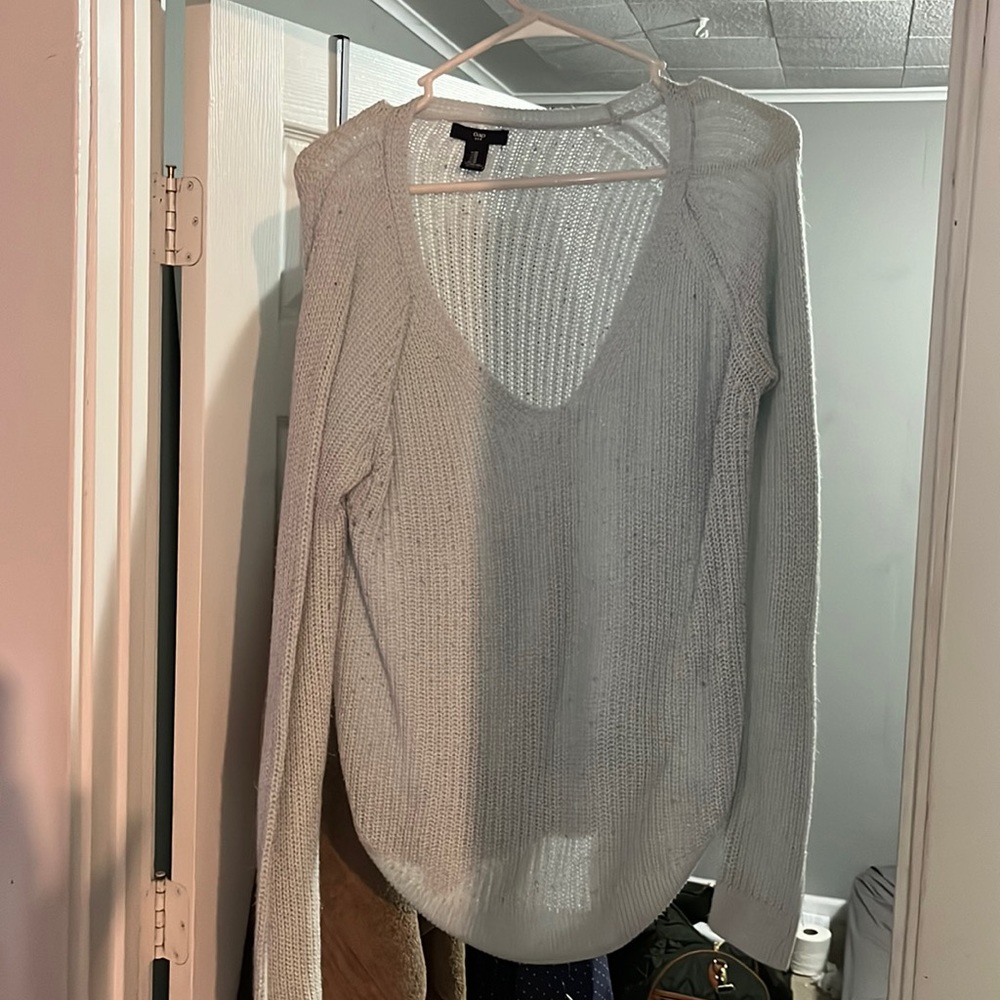 Light blue sweater medium from the gap